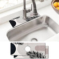 Sink Faucet Absorbing Mat, 2 Pack Drying Mat Around Faucet Sink Splash Guard Behind Faucet Sinkmat For Kitchen Bathroom Island Rv 15 * 5.5 Inch (38 * 14 cm)