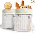 Nectar & Nest Reusable Beeswax Bread Bags for Homemade Bread & Sourdough – XL Eco-Friendly, Natural, Food-Safe Storage Bag to Keep Loaves Fresh Longer – Sustainable, Zero Waste