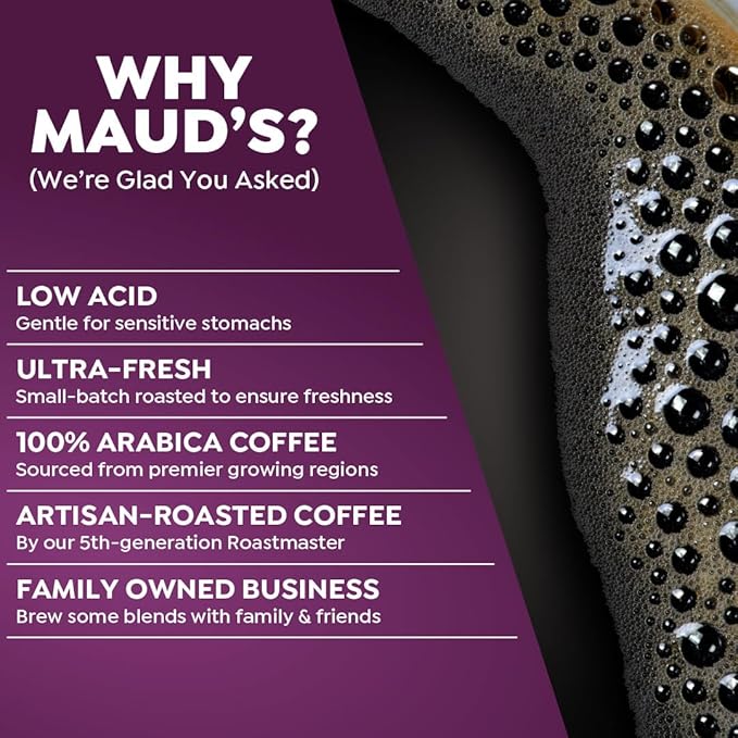 Maud's Super Flavored Coffee Pods Variety Pack, 80 ct, 16 Assorted Flavors, Medium Roast Flavored Coffee in Single Serve Pods – 100% Arabica Beans, Compatible with Keurig K Cups Maker
