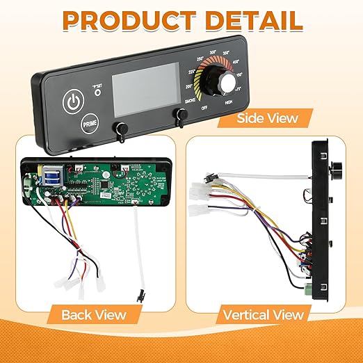Digital Thermostat Controller Broad Kit Replacement Part AC03P9, PB1100PS1-A003 for Pit BOSS Wood Pellet Grill Smokers PB440D2, PB850G, PB550G, PB820, PB1150G, Pro1100 with LCD Display