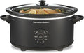 Hamilton Beach 6 Quart Set & Forget Programmable Slow Cooker, 15 Cooking Options With 5 Time and 3 Heat Options, Large Dishwasher Safe Stoneware Crock and Glass, Black (33762)