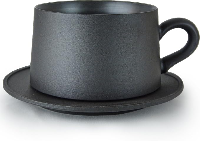 Ceramic Mug Set of 2, Coffee Mugs with Handle, 7.4 OZ Coffee Cups for Mother's Day,Thanksgiving Day, Gift for women, Dishwasher and Microwave Cups