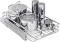 Kitchen Cabinet Pull Out Shelf and Drawer Organizer Slide Out Pantry Storaqe Basket in Multiple Sizes (14" W x 21",1 Tier)