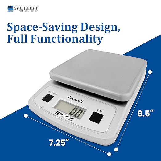 Carlisle FoodService Products SCDG13LP Low-Profile Digital Food/Kitchen Scale, 13lb Capacity