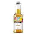 Hawaiian Shaved Ice Banana Syrup - Nut Soy Dairy Free - Flavor Fluffy & Crunchy Snow Cones - Shelf Stable - Makes 8 Servings - 16 ounces