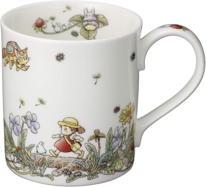 Noritake T97265/4660-3 Noritake My Neighbor Totoro 400cc Snake Strawberry Hen Microwave Safe 1 Piece Bone China Mug