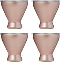 Cambridge EPCNY2APNCB2DS 11 Oz Insulated Brushed Pink All Purpose Cocktail Tumblers, Set Of 4