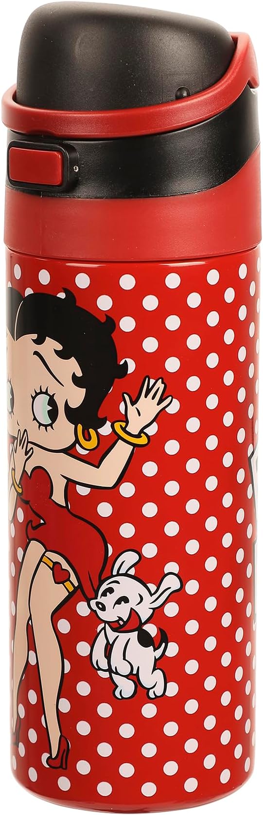 Betty Boop Polka Dots Red 24 Oz Stainless Steel Tumbler