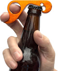 GrabOpener One-handed Bottle Opener in Liquid Orange