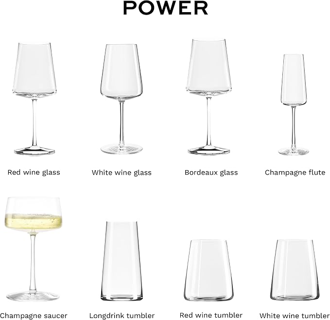 Stölzle Lausitz Champagne Coupes Power Set of 2, 9 1/4 oz – Elegant Crystal Glasses for Champagne, Sparkling Wine & Prosecco – Premium German Crystal Champagne Glasses – Dishwasher- & Shock-Resistant