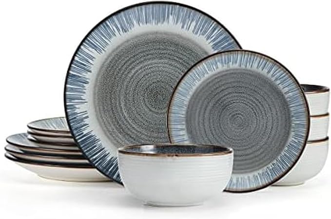 Pfaltzgraff Jaimie 12 Piece Dinnerware Set, Service for 4