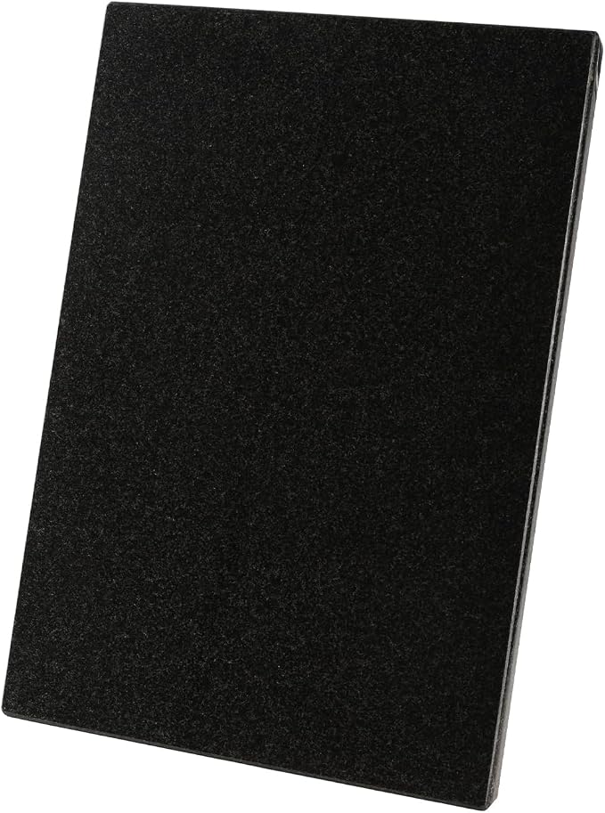 Koville African Natural Granite Cutting Board for Kitchen, 16x12inch Large Hand Crafted Stone Cutting Board for Cheese, Charcuterie, Pastry Board - Wedding Gift, House Warming Gift