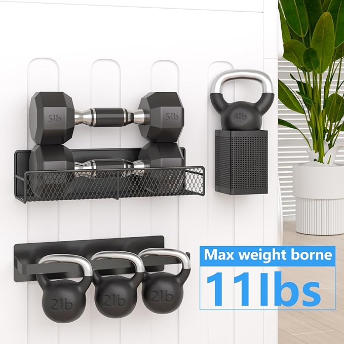 Magnetic Shelves for Washing Machine 6 Pack, Heavy-Duty Metal Magnetic Laundry Organizer Black W/ Hanger Organizer, Tool Holder, Space Saving Shelf for Home Kitchen Closet & Laundry Room Organization