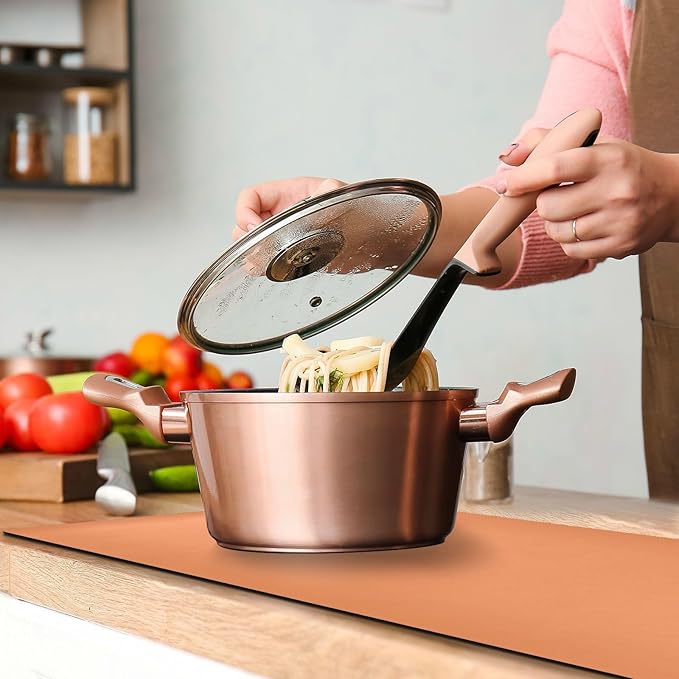 Orange Trivet Table Runner for Hot Pots Pans Heat Resistance Pot Holders Anti-Slip Hot Pad Mats 11.8 * 39.4 Inches