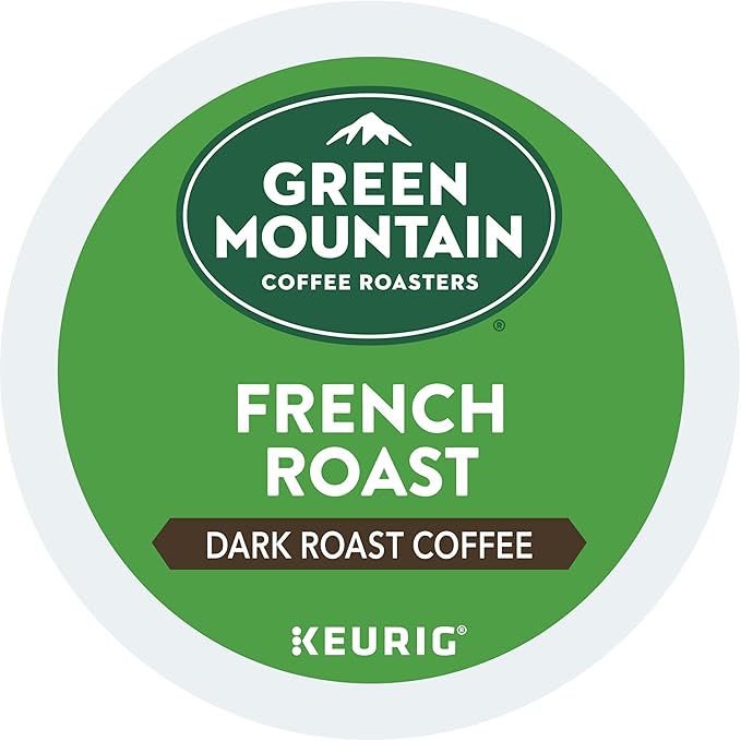 Green Mountain Coffee Roasters French Roast Keurig Single-Serve K-Cup Pods, Dark Roast Coffee, 72 Count