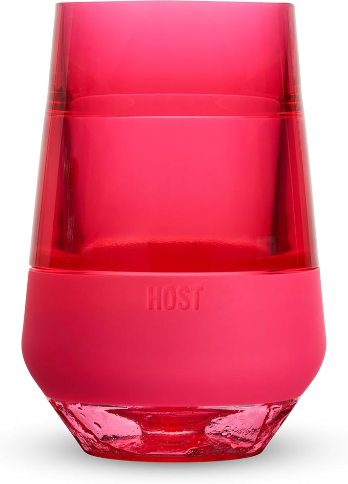 Host Freeze XL Cooling Cup in Double Walled Insulated Freezable Drink Chilling Tumbler with Freezing Gel, 12 Ounces - Set of 4 Vivid Tinted