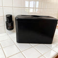 Automatic Foaming Soap Dispenser & Countertop Paper Towel Holder Bundle: Touchless Rechargeable Foam Dispenser with Adjustable Output + Modern Black Tissue Holder for Kitchen & Bathroom Sink Organizat