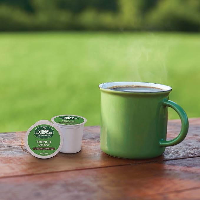Green Mountain Coffee Roasters French Roast Keurig Single-Serve K-Cup Pods, Dark Roast Coffee, 72 Count