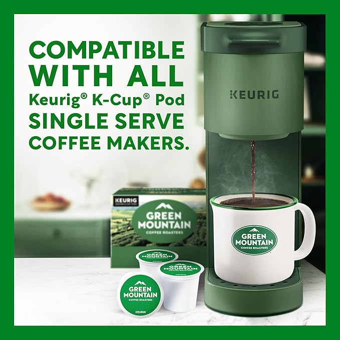 Green Mountain Coffee Roasters Caramel Vanilla Cream, Keurig Single Serve K-Cup Pods, Light Roast Coffee, 60 Count, (6 Packs of 10)