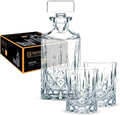 Nachtmann Noblesse Decanter and Whisky Glass, Set of 3, Clear, 10.4 oz. -