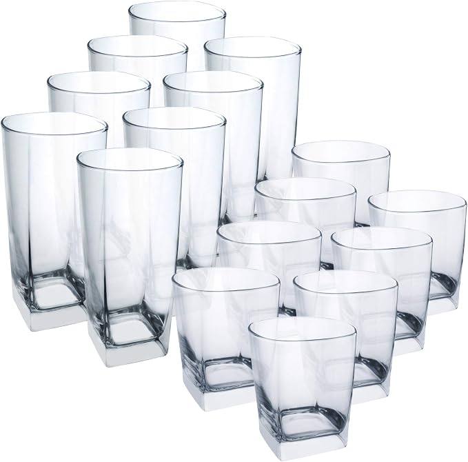 Luminarc Sterling 16 Piece Tumbler Set, Clear