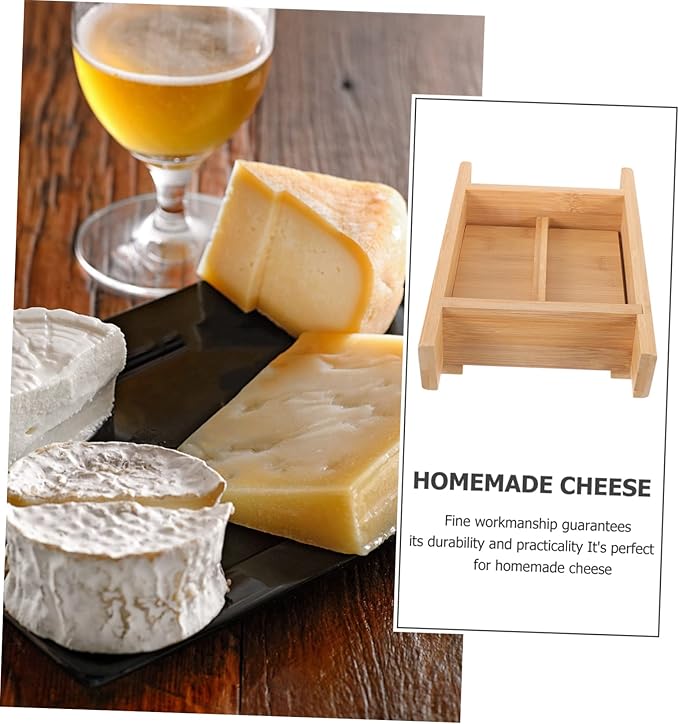 HEALLILY Wooden Tofu Press Mould Home Cheese Pressing Tool for Easy Tofu Making Compact Smooth Interior Design for Convenient Operation for Kitchen Use