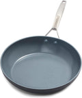 GreenPan Paris Pro Hard Anodized Healthy Ceramic Nonstick, 12" Frying Pan Skillet, PFAS-Free, Dishwasher Safe, Grey