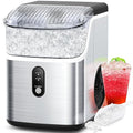 COWSAR Nugget Ice Makers Countertop Soft Chewable Pellet Ice Machine with Auto-Cleaning Function, 34Lbs/24H, Portable Ice Makers for Kitchen, Office, Home