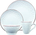 Lorren Home Trends LH524 Dinnerware Set for Entertaining, One Size, White