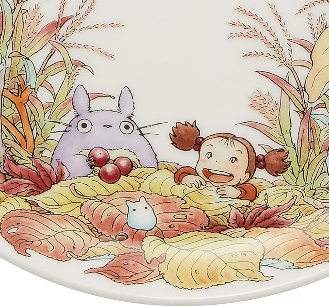 Noritake T50116A/4660-6 My Neighbor Totoro Plate 9.1 inches (23 cm), Chicken Thorns, Microwave Safe, 1 Piece