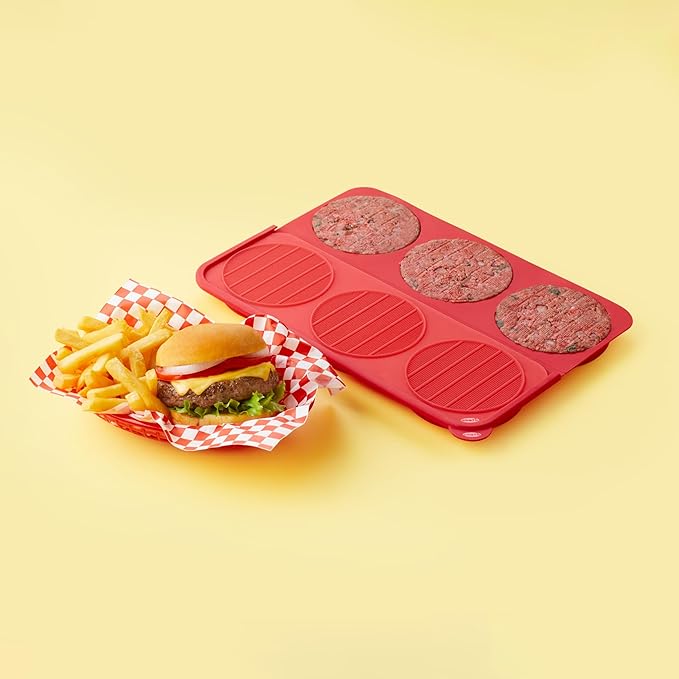 Chef'n Burger Mold Hamburger Press Patty, Freezer Container