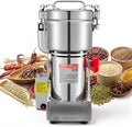 VEVOR 500g Electric Grain Mill Grinder, High Speed 2000W Commercial Spice Grinders, Stainless Steel Pulverizer Powder Machine, for Dry Grains Spices Cereals Coffee Corn Pepper, Swing Type