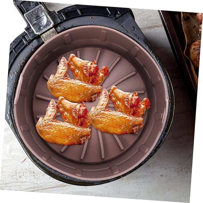 Air Fryer Silicone Liners Reusable Oven Liner for Bottom of Oven Air Fryer Silicone Pot Pad for Prevents Sticking Easy Cleaning