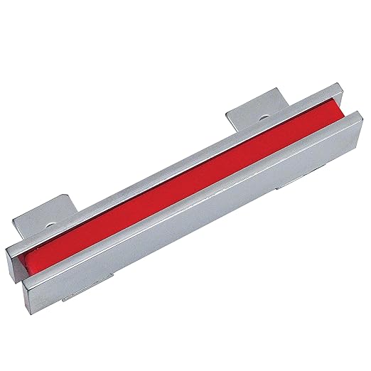 Master Magnetics 6" Magnetic Bar Tool Organizer - Easy to Install Magnet Storage Holder for House, Garage, Shed, or Job Site - Nickel Plate Finish