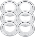 RHBLME 6 Pack 12 Inch Lazy Susan Hardware, 5/16" Thick Turntable Bearings, 1000Lbs Rotating Bearing Plate Heavy Duty Lazy Susan for Rotating Table, Corner Shelves, Book Case, Serving Tray