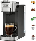 KOTLIE Single Serve Coffee Maker for K*cup/Nes Original/D*G Capsules and Ground Coffee, 50 Oz Removable Reservoir, up to 12oz Cup Sizes,Ideal for Kitchens, apartments, dorm rooms and Offices (CM-827)