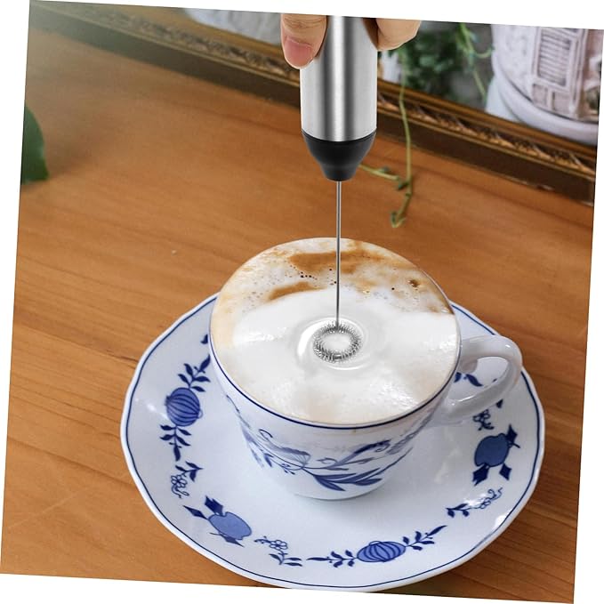Egg Milk Frother Machine Electric Handheld Foamer for Latte Cappuccino Formula