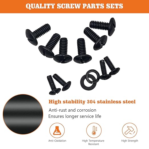 Replacement Parts Kit Temp Meat Probe and Replacement Screw Kit, with 2 Pack Probe Grommets, Probe Clips