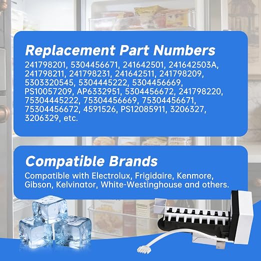 241798231 241798224 Ice Maker Auto Start-Stop Replaces 241798201 5304456671