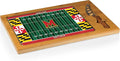 PICNIC TIME NCAA Icon Glass Top Cutting Board & Knife Set, Cheese Boards Charcuterie Boards, Serving Platter, (Parawood & Bamboo)