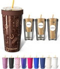 Frost Buddy Togo Buddy 30 oz Stainless Steel Vacuum Insulated Tumbler To Go Coffee Cup – Iced Coffee Cups, Iced Coffee Sleeve, Travel Mug, Thermal Cup for Hot & Cold Drinks, Dunkin Cup (Giddy Up)