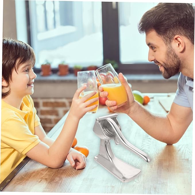 Manual Citrus Fruit Juicer Hand Press Aluminum Alloy Fruit Extractor Tool Lightweight Portable Manual Juicer for Oranges Lemons Pomegranates Easy Squeeze for Home Kitchen