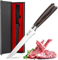 imarku Fillet Knife, German High Carbon Boning Knife, 6-Inch Stainless Steel Professional Grade Boning Fillet Knife for Fish, Pakkawood Handle for Meat and Poultry, Gifts for Men and Women