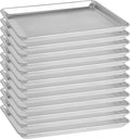 BIEAMA 12 Pack Perforated Half Size 18" x 13" Baking Sheet Pan | Aluminum Commercial Bakery Equipment Cookie Sheets, NSF Approved Baking Tray