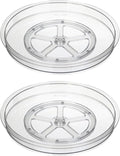 YBM Home 12.5 Inch Acrylic Plastic Non-Skid Spinner for Kitchen, Pantry, Fridge, Cupboards, or Counter Organizing, Fully Rotating Organizer