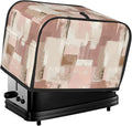 Toaster Cover 2 Slice Modern Art Dusty Pink Abstract Kitchen Small Appliance Covers with Pockets Dust and Fingerprint Protection