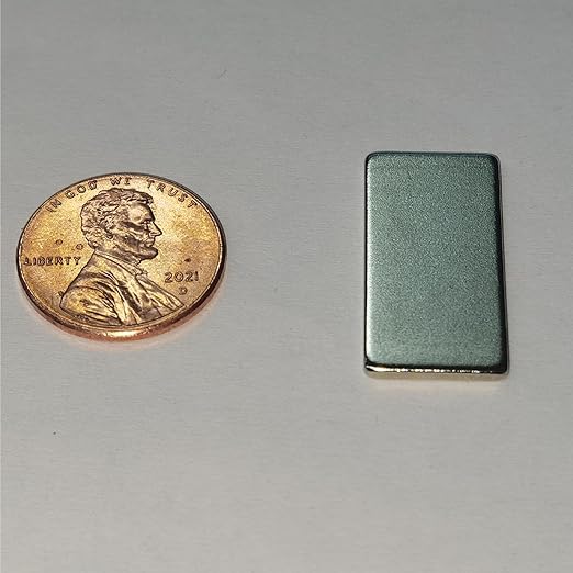 N52-1.00" L x 1/2" W x 1/16" H - 24 Pack Powerful Rare Earth Rectangular Magnet, Neodymium Bar Magnet, Block NdFeB 1 x 0.5 x 0.0625 Inch Strong Thin Neodymium Block Magnets