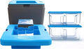 Crystal Clear Ice Maker Set – 2"x2"x2" Ice Cube Mold & Stackable Tray with Lid for Cocktails, Whiskey, and Drinks