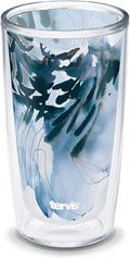 Tervis Made in USA Double Walled Kelly Ventura Insulated Tumbler Cup Keeps Drinks Cold & Hot, 16oz, Bloom Slate