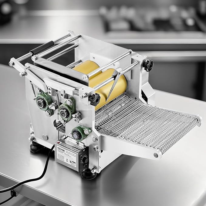 VEVOR Electric Tortilla Maker, 5.5 Inch Diameter Automatic Corn Tortilla Making Machine with Non-Stick Coating, Electric Chapatti Machine Suitable for Produce Sopes Gorditas Roti Pita Tortilla Pizza